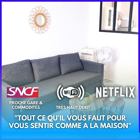 Netflix I Molotov I Lit 160X200 I Proche Gare Et Centre Ville I 39M2 I Wifi Тулон Экстерьер фото